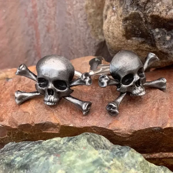 Skull and Cross bones cufflinks