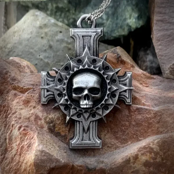 Inquisition Rosette Cross Pendent