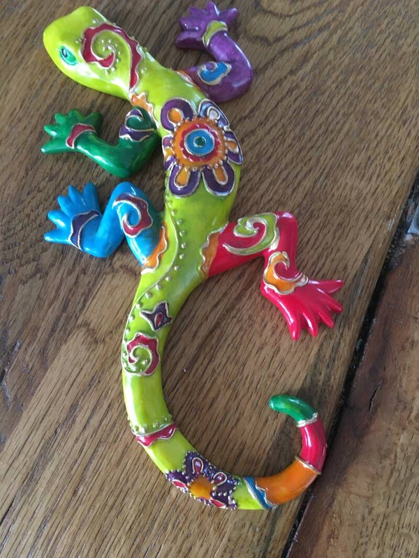 Farbiger Geko zum Aufhängen