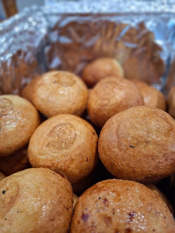 Fried Lamb Bun ( Keke Mamoe Falai)