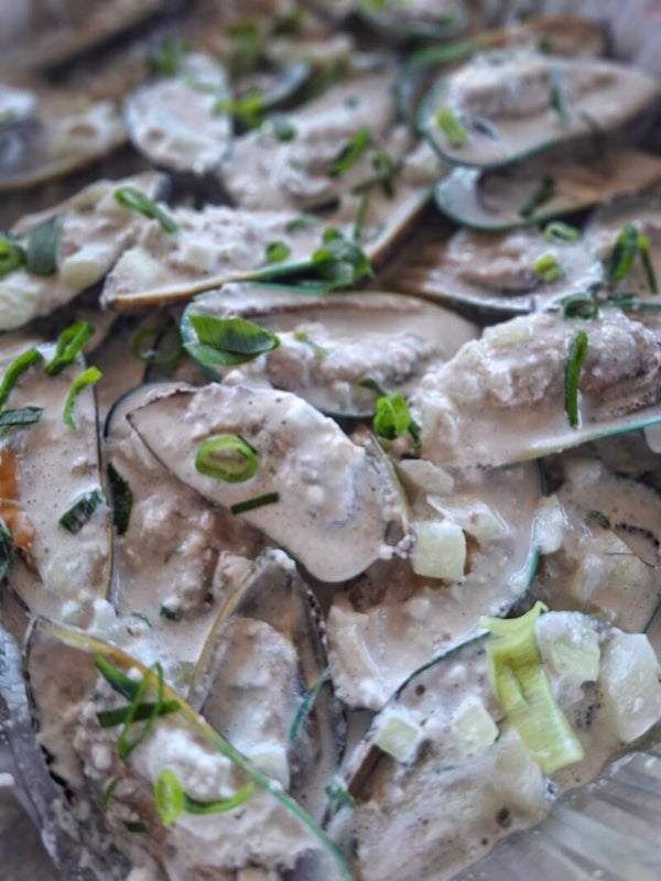 Coconut Cream Mussels ( Faiai Maso)