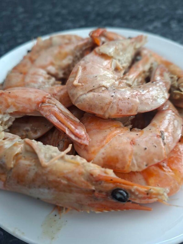 Coconut Cream King Prawns ( Faiai Ula)