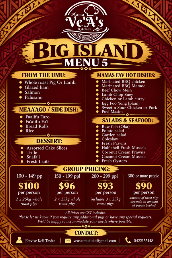 Big Island Menu 5