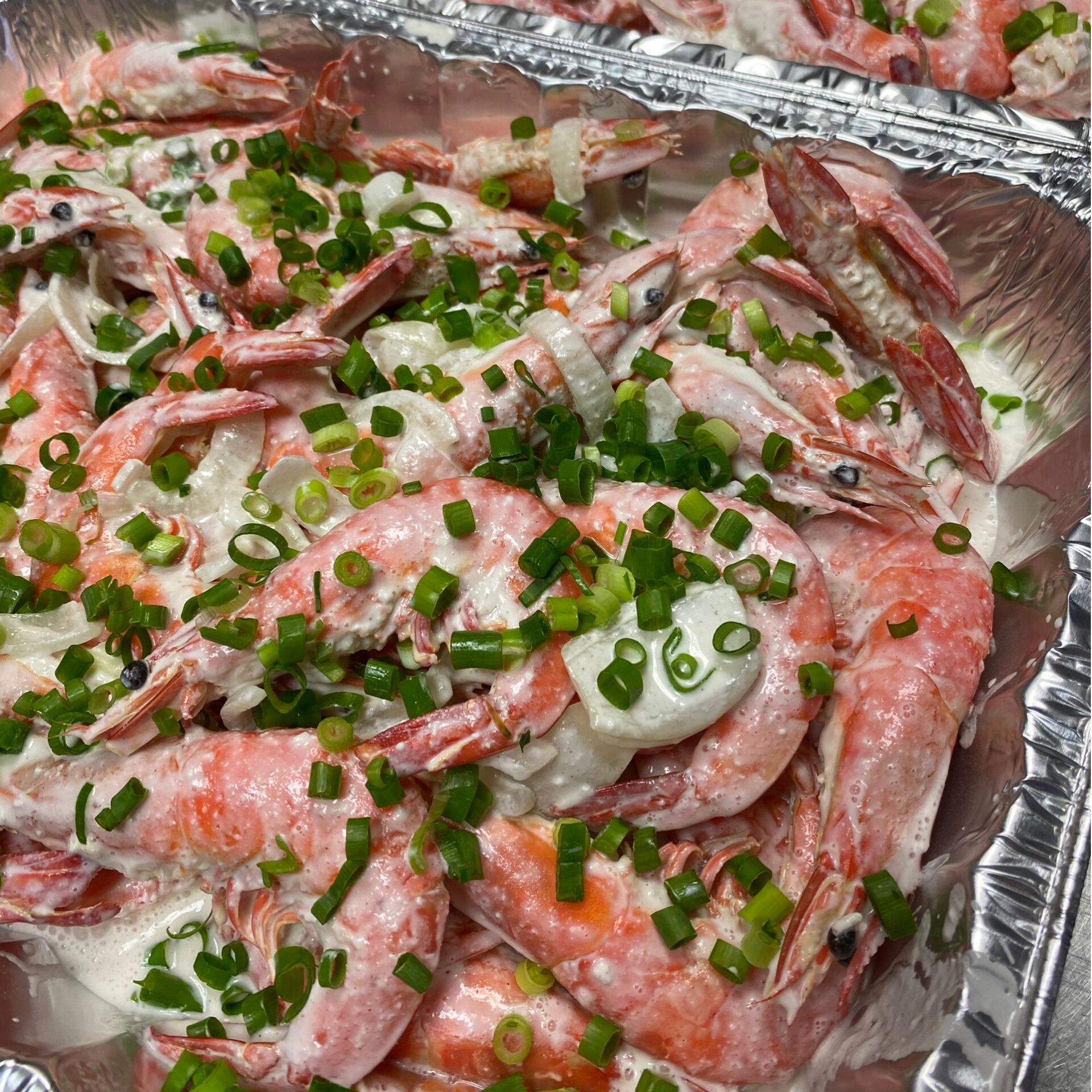 Coconut Cream King Prawns ( Faiai Ula)