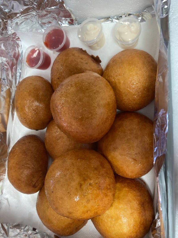 Fried Lamb Bun ( Keke Mamoe Falai)