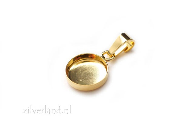Hanger rond goud 12mm