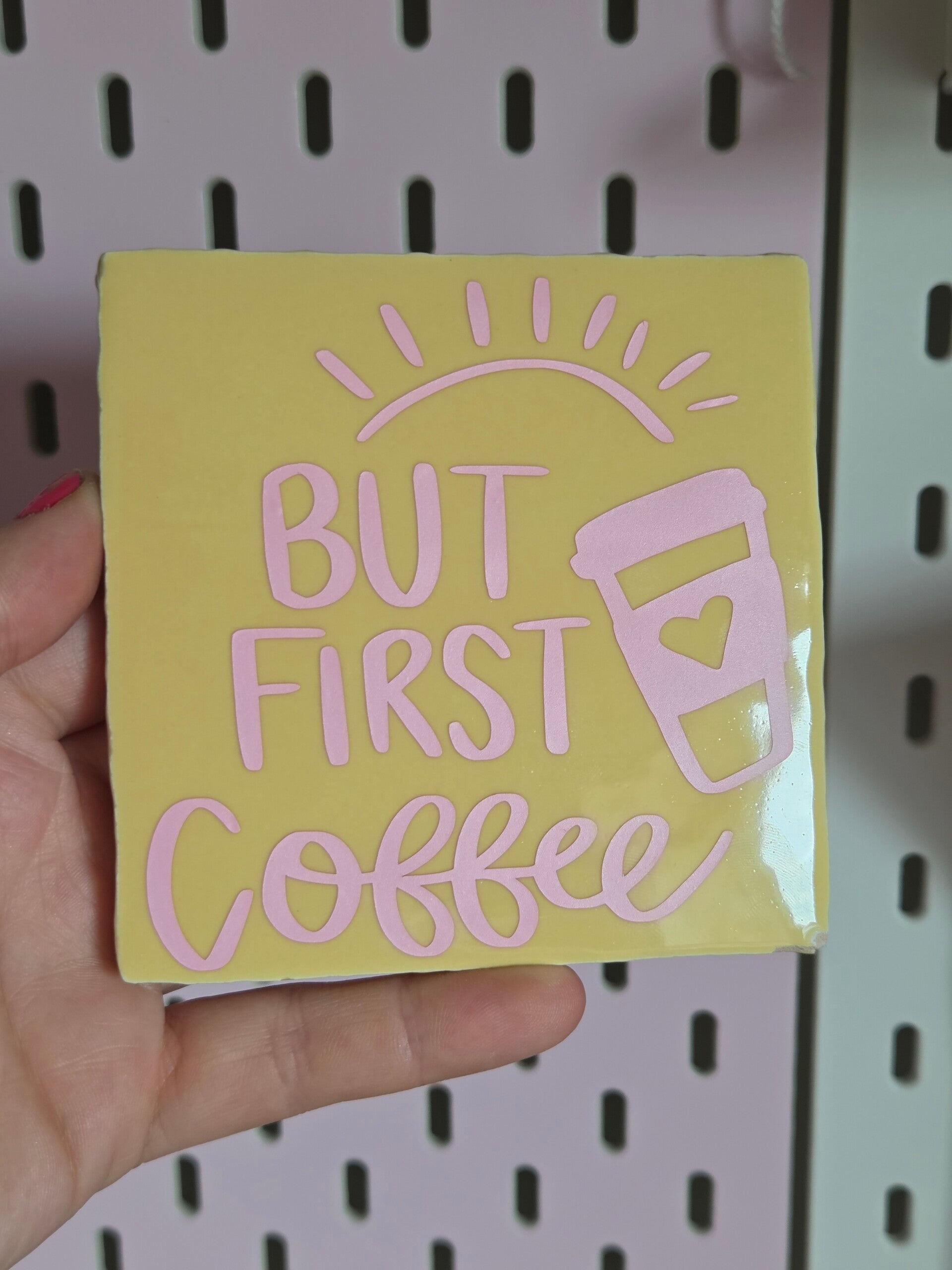 But first coffee