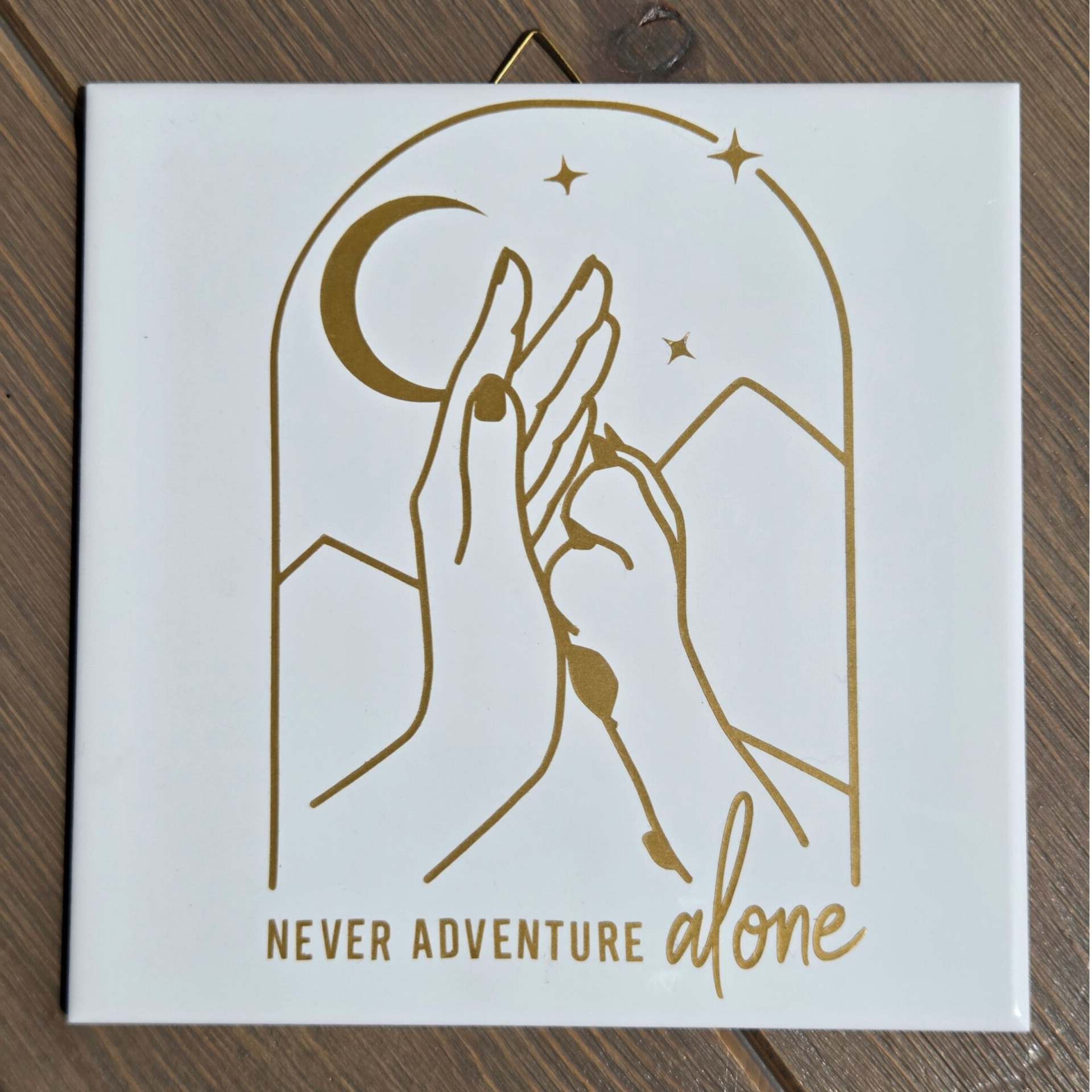 Never adventure alone