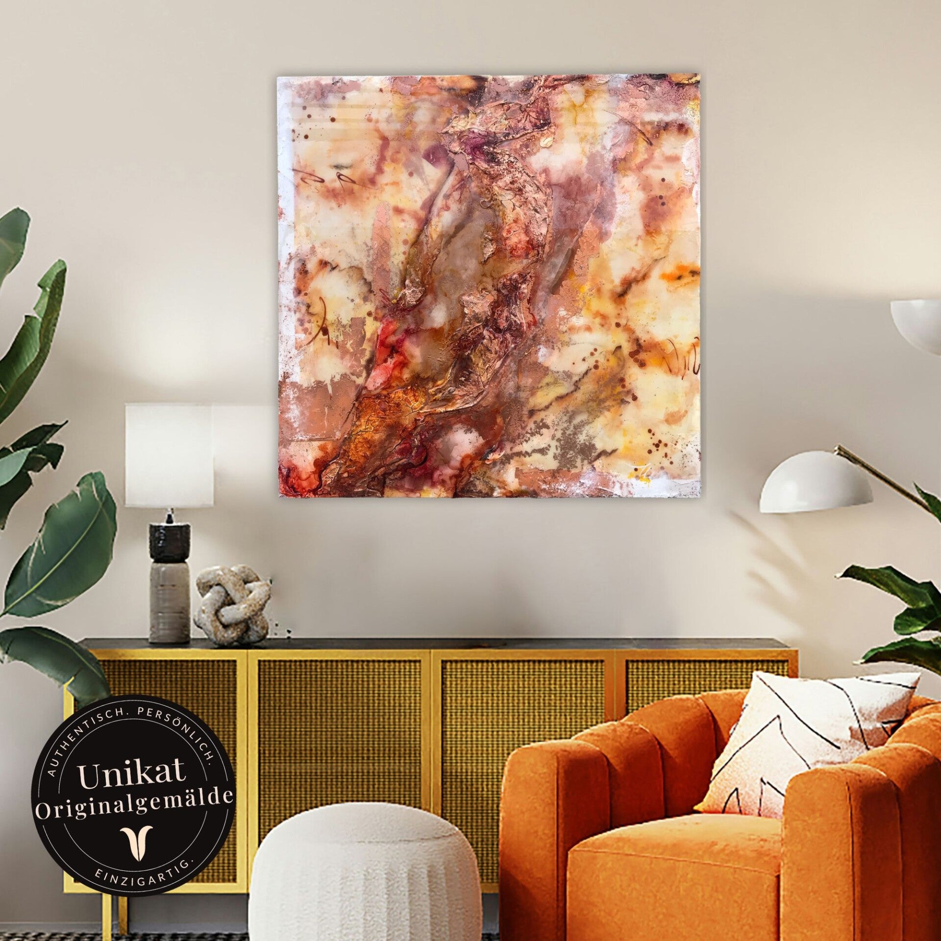 Inner Shine | Handgefertigte Originalkunst | Einzigartige Unikate