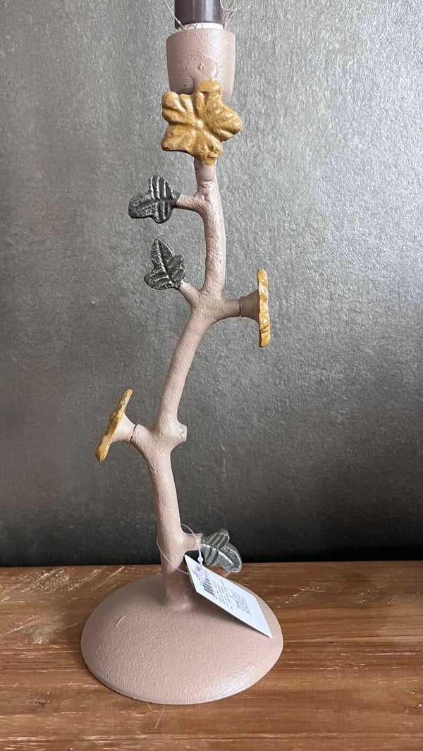 Kandelaar Noemi L crème/groen/geel