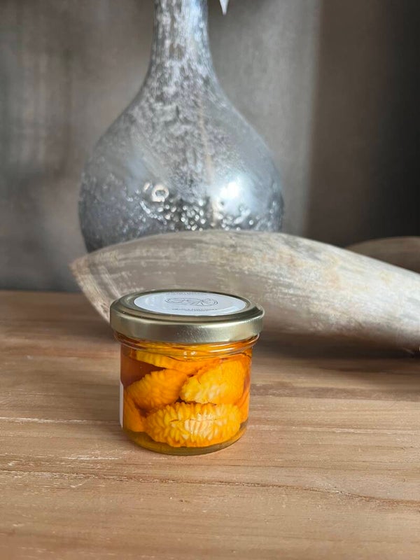 Oranje jam candle