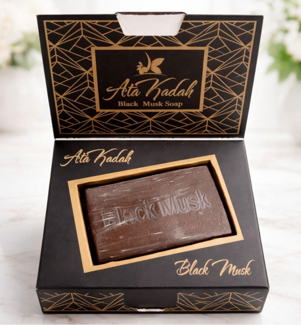 Black musk soap bar