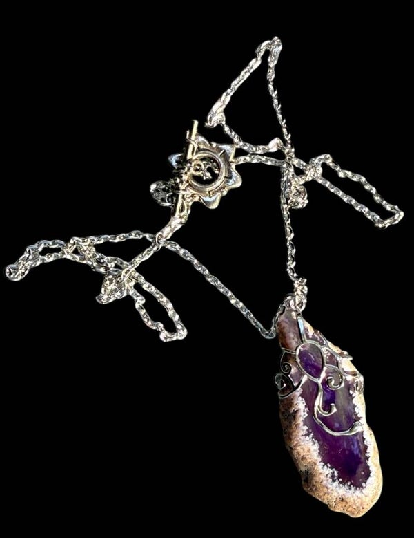 ♻️Kette Amethyst Flüsterin