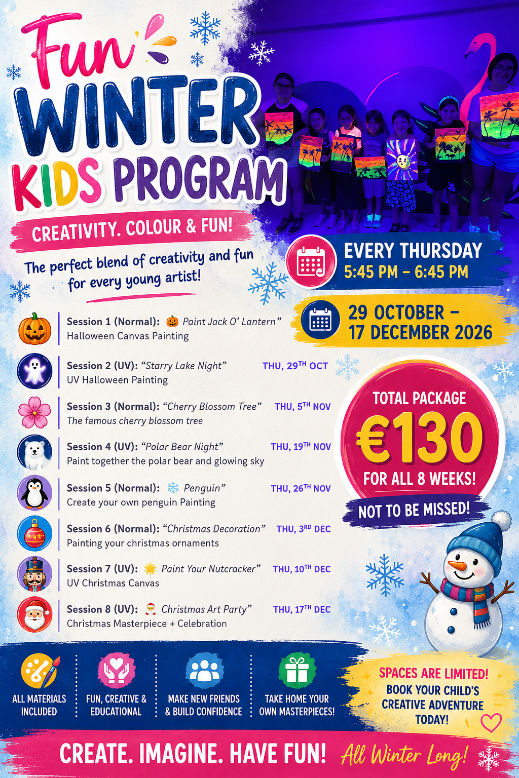Winter 8 Weeks Kid Program