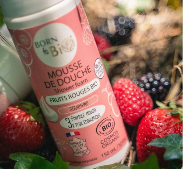 MOUSSE DE DOUCHE FRUIT ROUGES