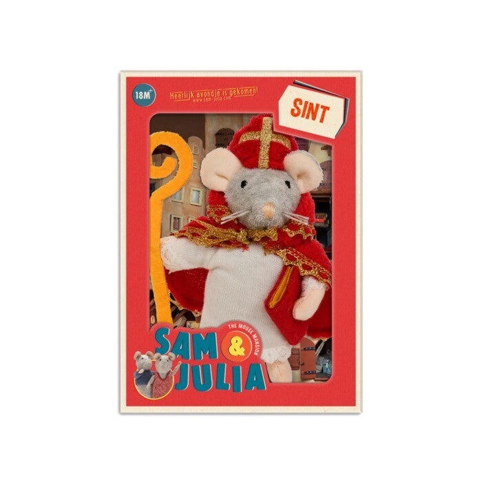 Knuffel Muis Sinterklaas