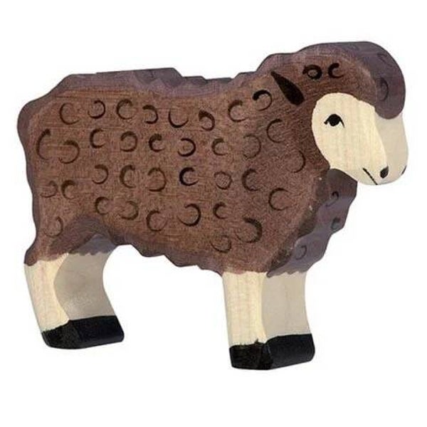 Holztiger schaap