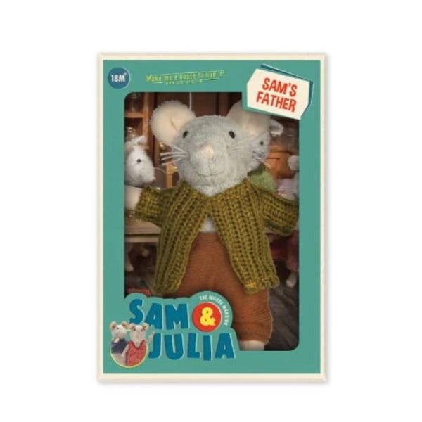 Knuffel Muis Sam's vader