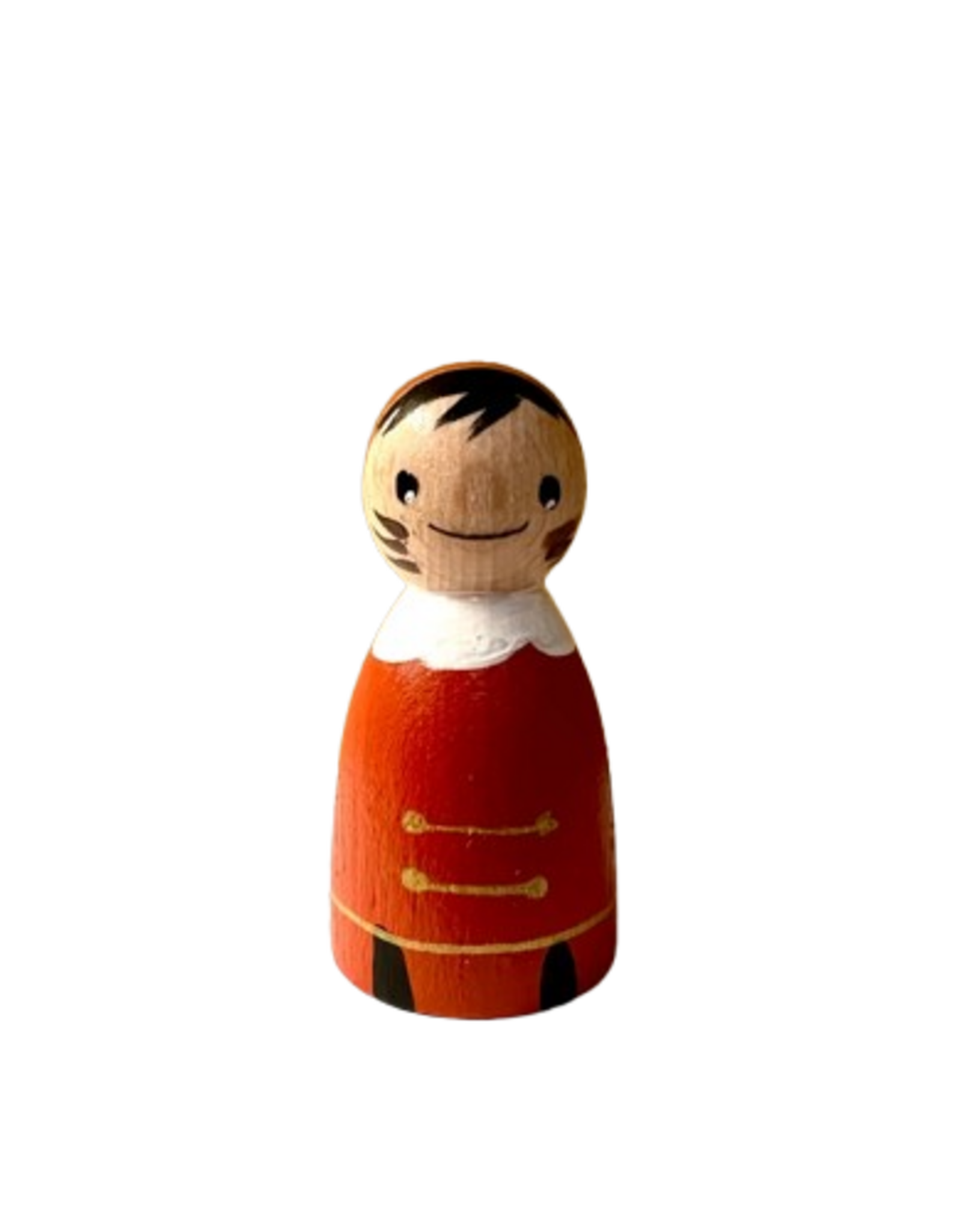 Roetveeg Piet Pegdoll donkerrood/roest