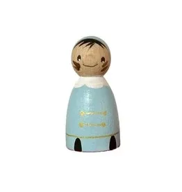 Roetveeg Piet Pegdoll Pastel licht blauw