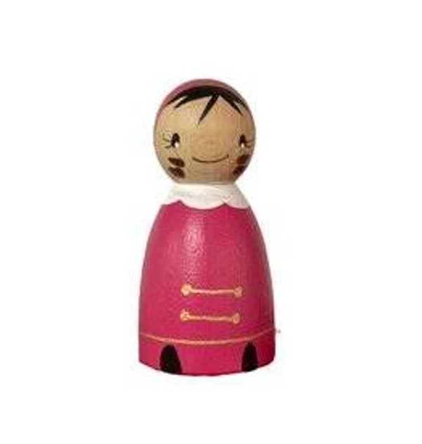 Roetveeg Piet Pegdoll Donker roze/cyclaam