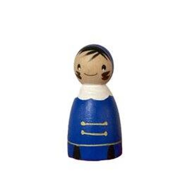 Roetveeg Piet Pegdoll Donkerblauw