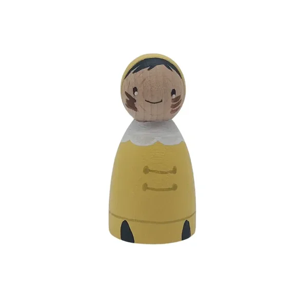 Roetveeg Piet Pegdoll Pastel geel
