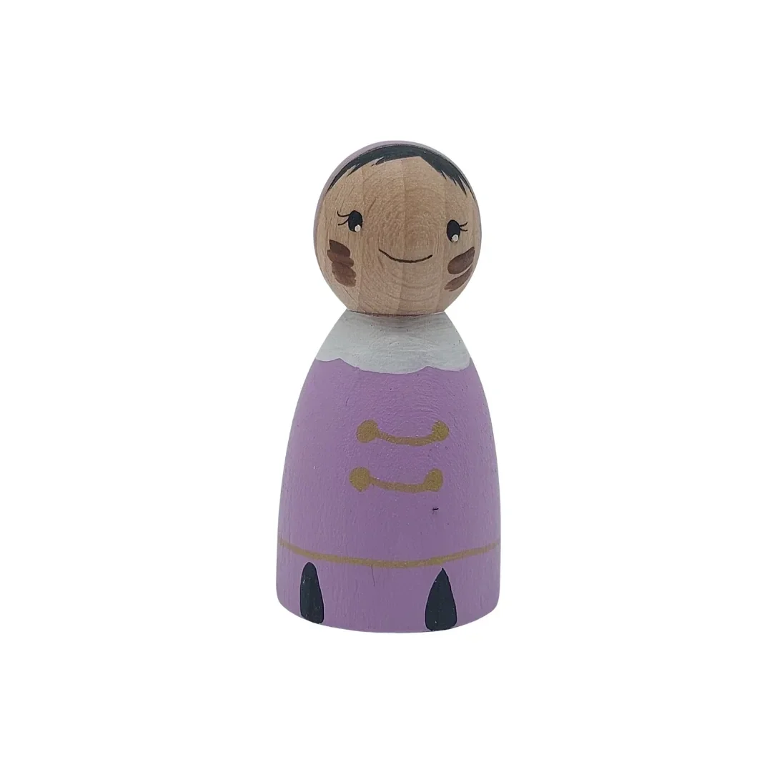 Roetveeg Piet Pegdoll Pastel Lila