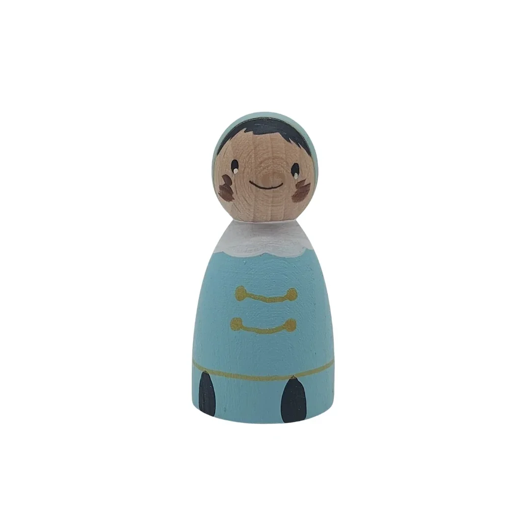 Roetveeg Piet Pegdol licht blauw