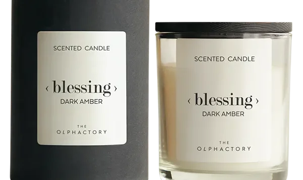 The Olphactory Candle Blessing Dark Amber 200 gr.