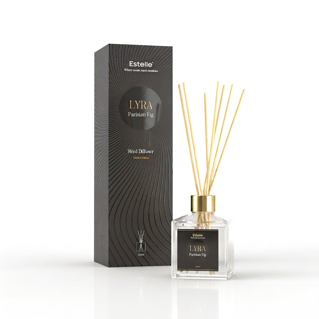 Estelle Lyra Parisian Fig Geurstokjes 250 ml – Reed Diffuser