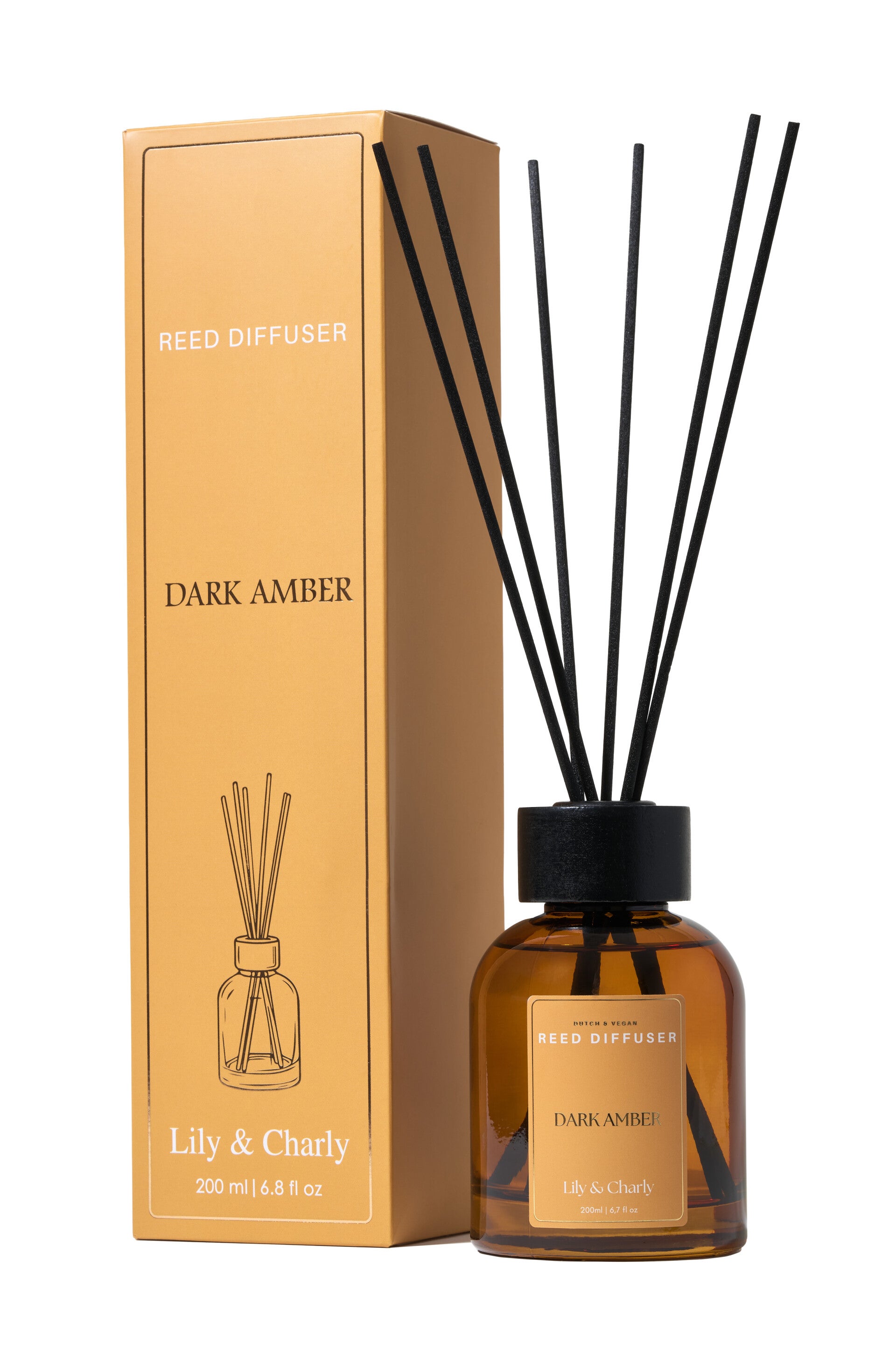Lily & Charly Diffuser 200ml DARK AMBER L&C