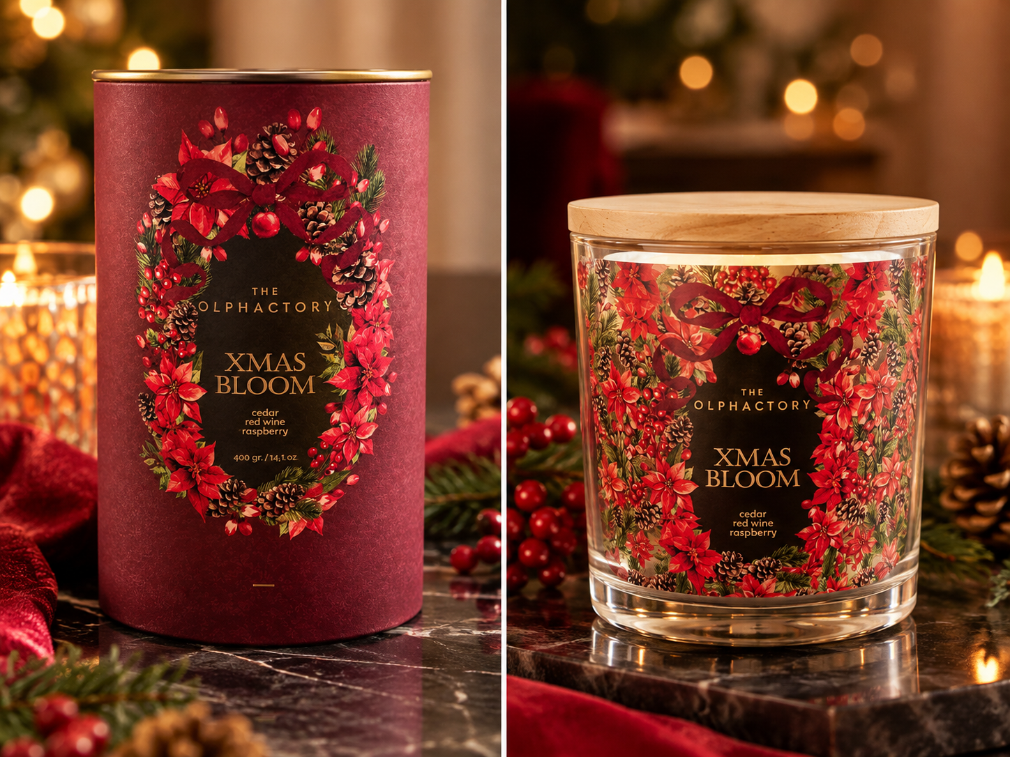 The Olphactory Geurkaars – Xmas Bloom (200g)