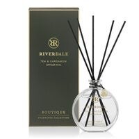 Riverdale - Geurstokjes - Tea & Cardamom - 90 ml - Groen - Subtiele geurverspreiding