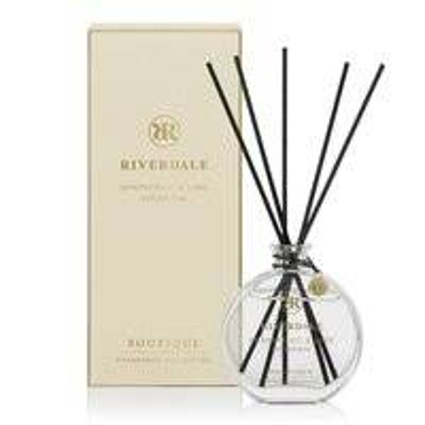 Riverdale - Geurstokjes - Grapefruit & Lime - 90 ml - Beige - Subtiele geurverspreiding