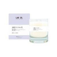 Geurkaars 40 uur – LAB CO – Amber en Clove #2 - Bergamot Bloemen Jasmijn Musk Amber - 200 gram