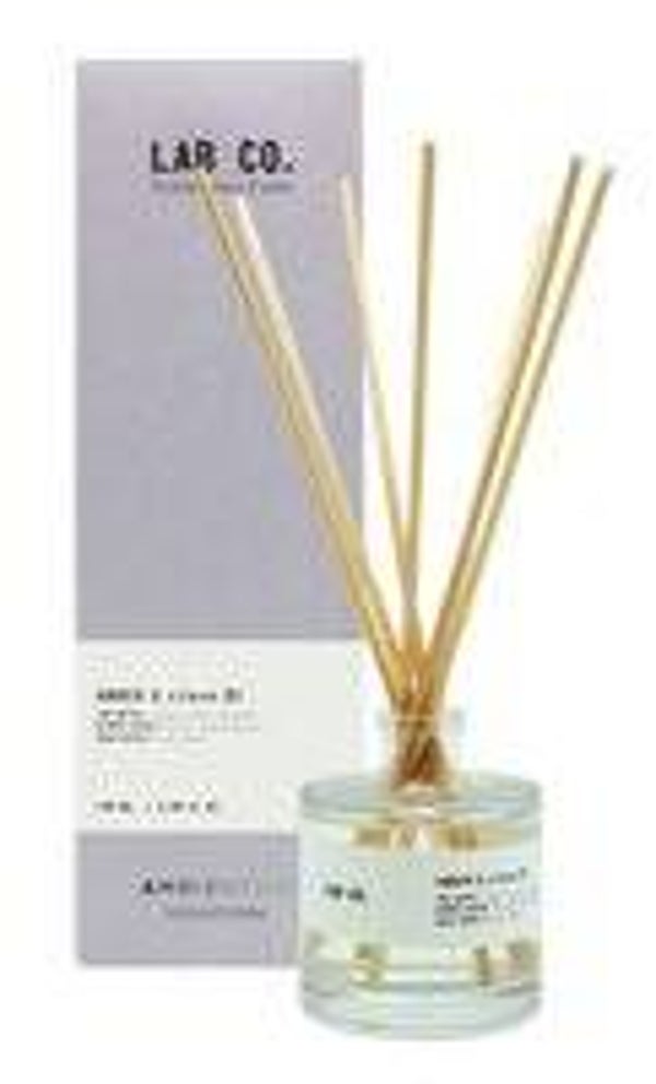 Lab Co. - Geurstokjes 'Amber & Clove' (100ml)