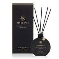 Riverdale - Geurstokjes - Forest & Patchouli - 90 ml - Zwart - Subtiele geurverspreiding