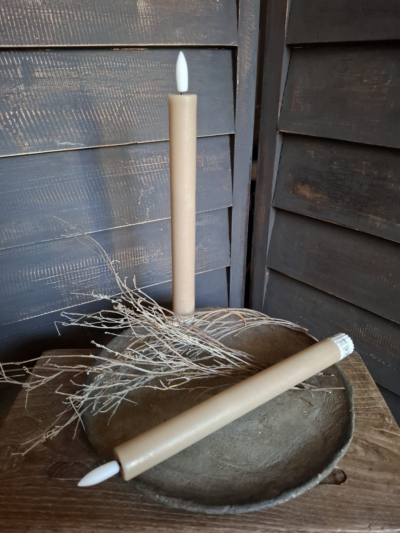 Countryfield lange dinerkaars LED Beige