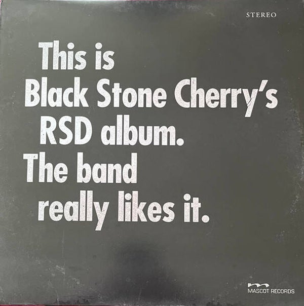 LP Black Stone Cherry - This Is Black Stone Cherry's RSD Album. The Band Really Likes It.