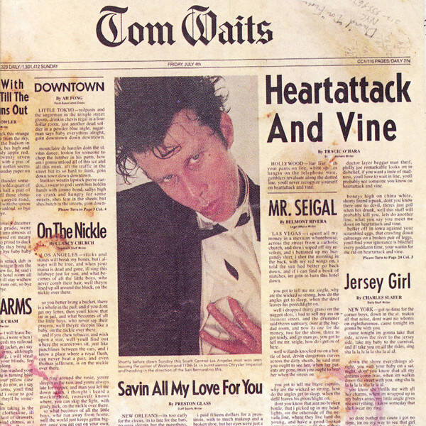 LP Tom Waits - Heartattack & Vine - Blues / Jazz Rock