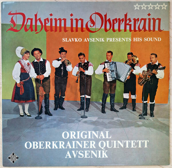 LP -  Original Oberkrainer Quintett Avsenik - Daheim In Oberkrain – SLE 14 483-P -country folk