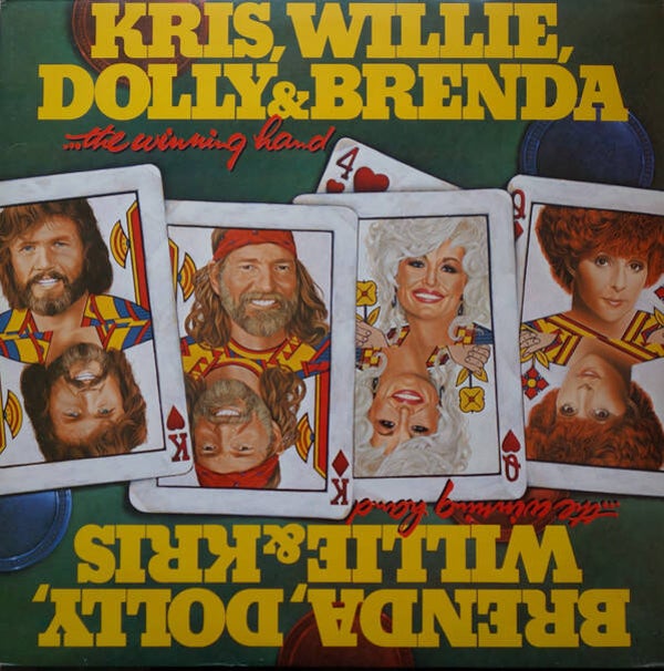 LP - Kris, Willie, Dolly & Brenda - The winning hand 	Folk, World, & Country Style: Country Year: 1983