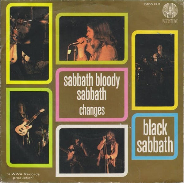 7'' Black Sabbath - Changes - Hard Rock