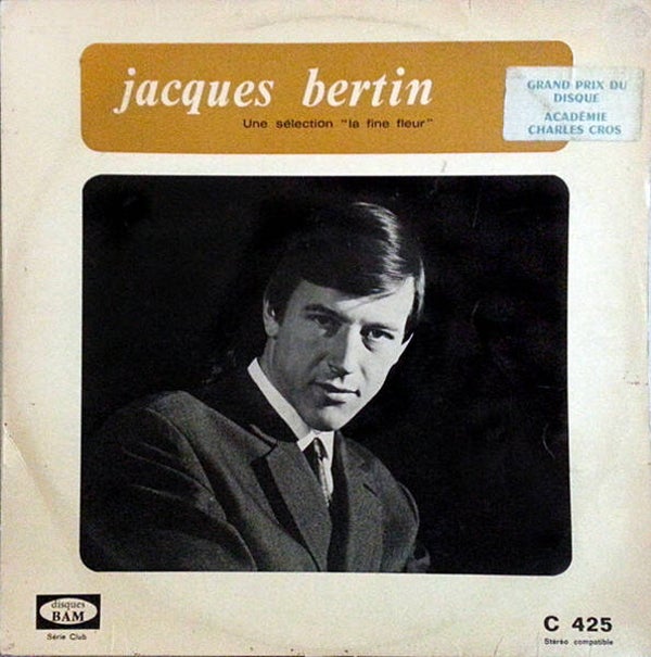 LP  Jacques Bertin - Une selectio la fine fleur -Hanson -1967