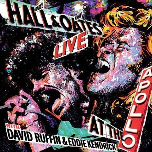 CD Daryl Hall & John Oates With David Ruffin & Eddie Kendrick - Live At The Apollo - Pop / Soul / Funk