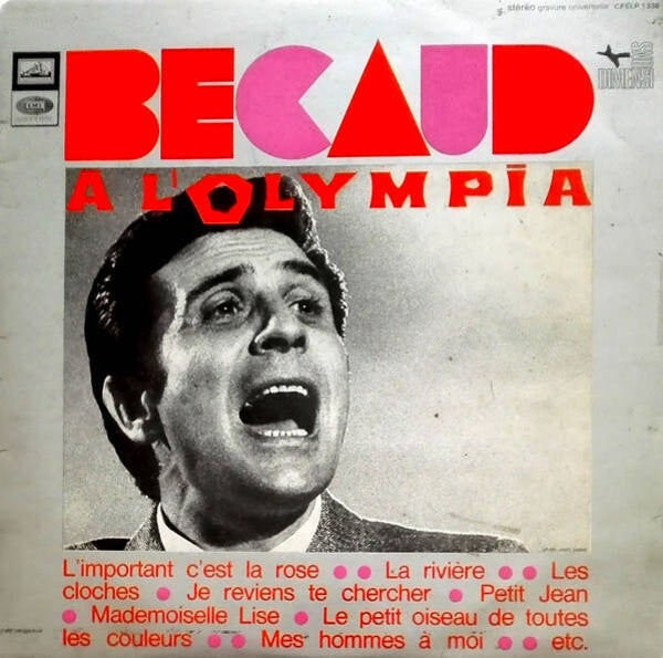 LP Gilbert Bécaud - Bécaud À L'Olympia - Chanson