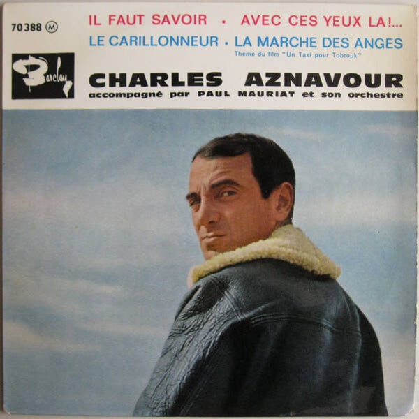 7 inch ep -Charles Aznavour -chanson
