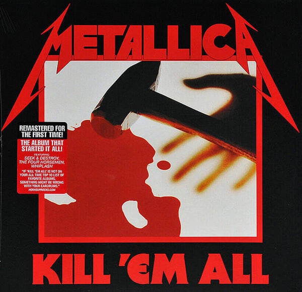 LP Metallica - Kill 'Em All - Thrash / Speed Metal