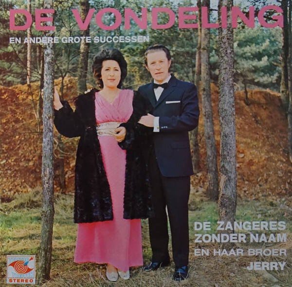 LP De Zangeres Zonder Naam En Haar Broer Jerry -  De Vondeling En Andere Grote Successen - Schlager